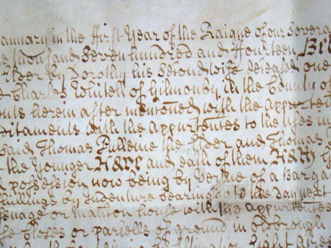 A George I period Trust Indenture on vellum dated January 22, 1714 — image 3